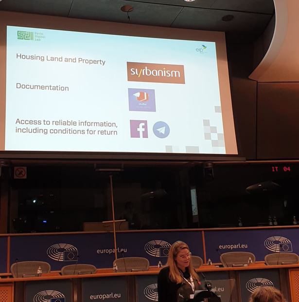 Syrbanism was featured at the European Parliament